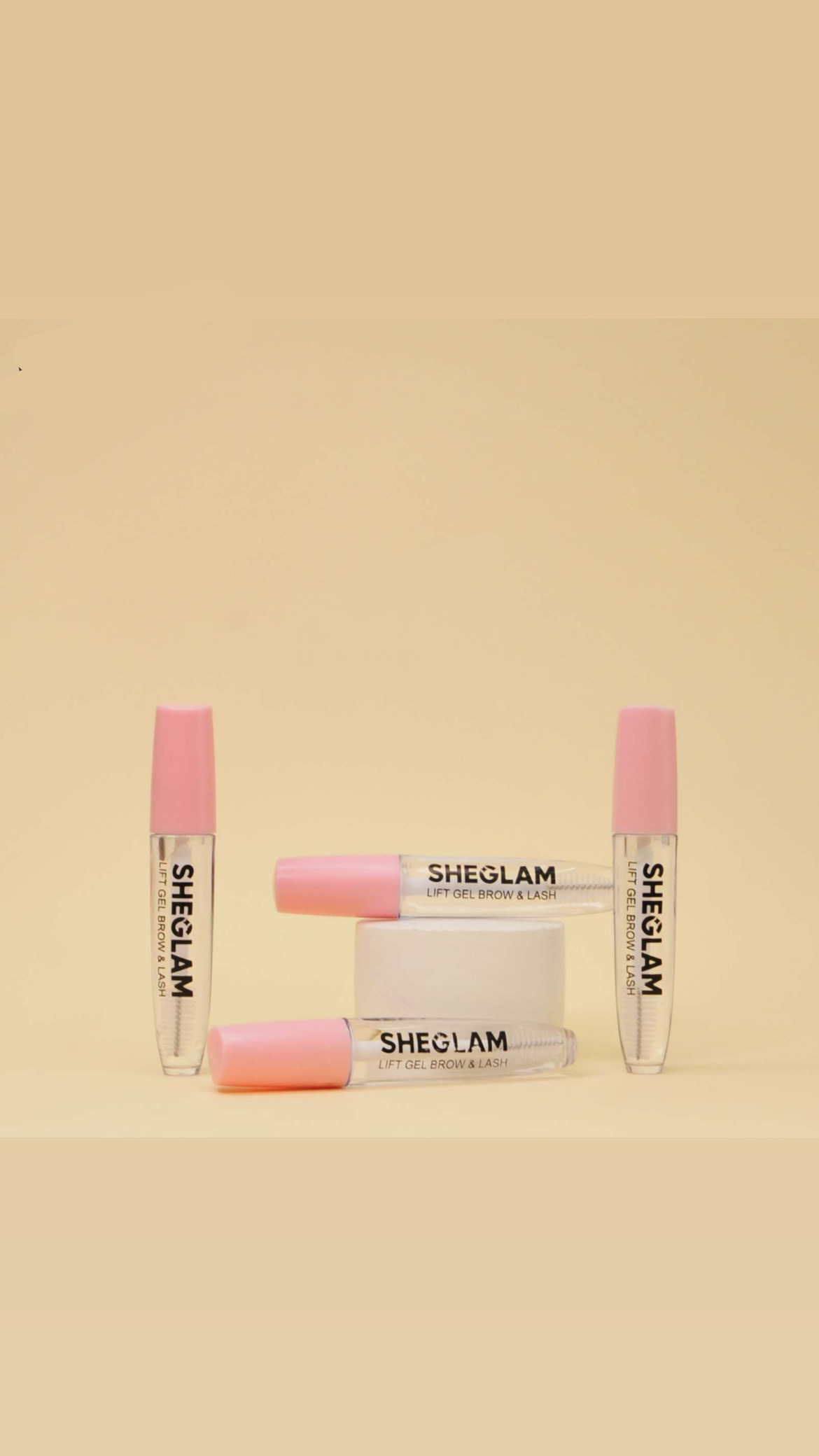 ژل ابرو شیگلم درب صورتی