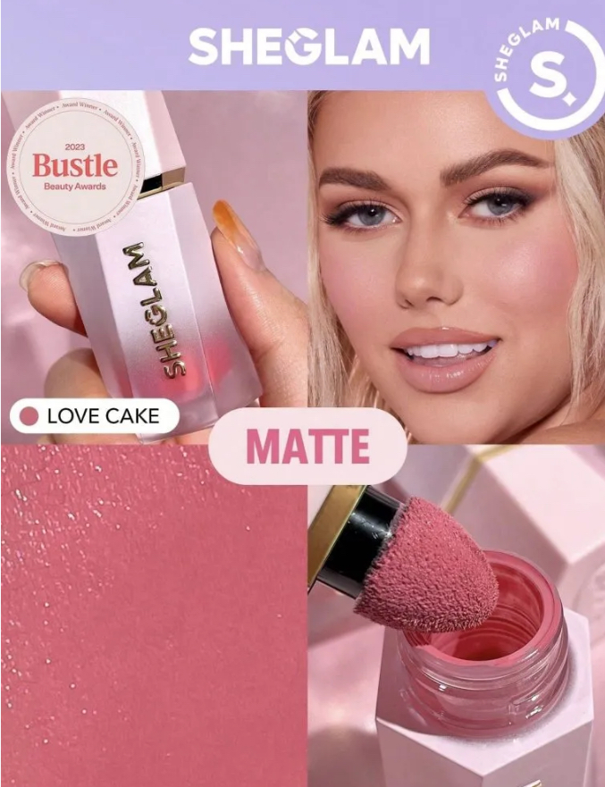 رژ گونه مایع شیگلم رنگ love cake